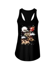 EROS - French Bulldogs Reindeers - 0611 - 74 Ladies Flowy Tank thumbnail