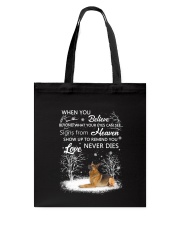 German Shepherd Love never dies 2210 Tote Bag thumbnail