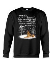 German Shepherd Love never dies 2210 Crewneck Sweatshirt front
