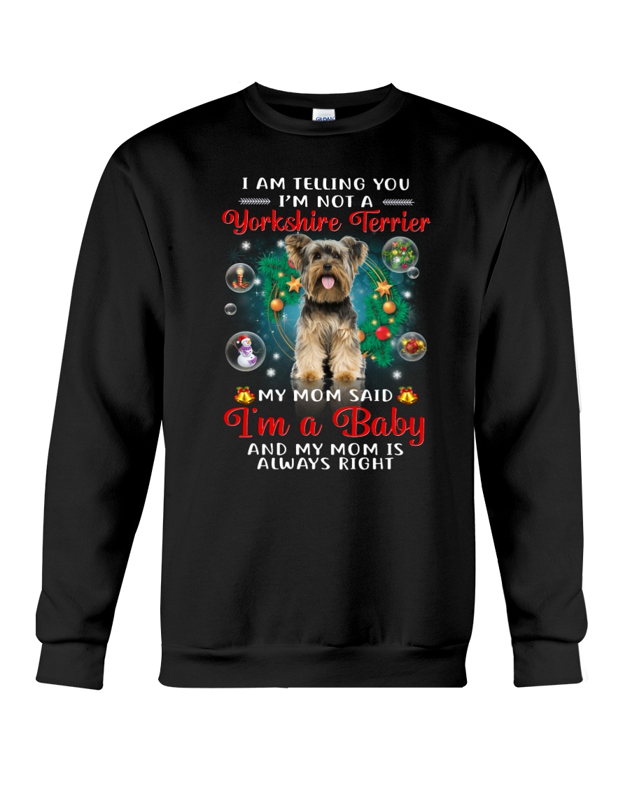 Yorkshire Terrier baby Crewneck Sweatshirt