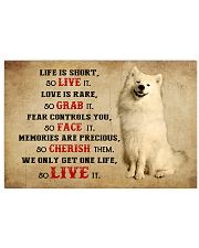 Samoyed Live 17x11 Poster front