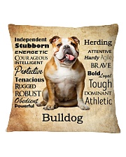 Bulldog Virtues 2206 Square Pillowcase front
