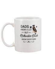 Rottweiler Dads Know Everything 1805 Mug back