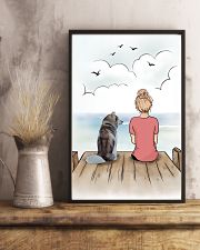 Siberian Husky and Girl Poster 1212 11x17 Poster lifestyle-poster-3