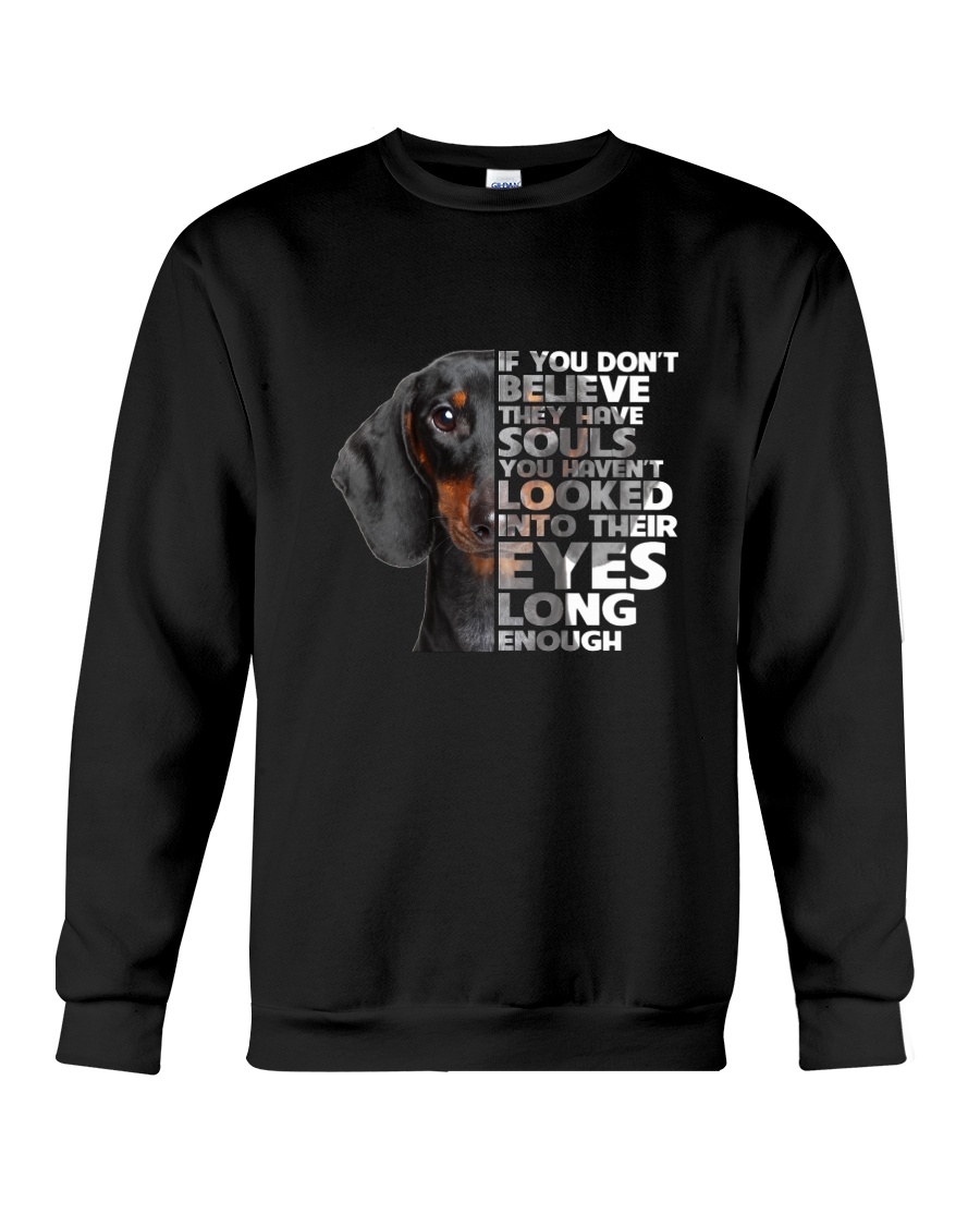 Dachshund and eyes Crewneck Sweatshirt