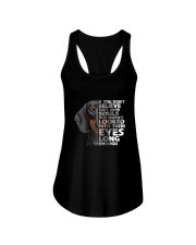 Dachshund and eyes Ladies Flowy Tank thumbnail