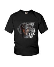 Dachshund and eyes Youth T-Shirt thumbnail