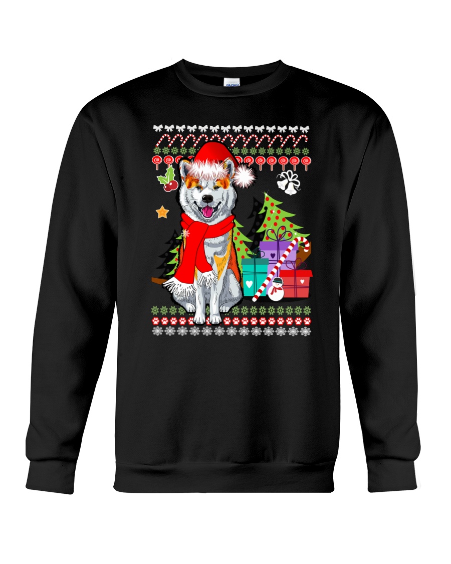 Akita Christmas 0210 Crewneck Sweatshirt