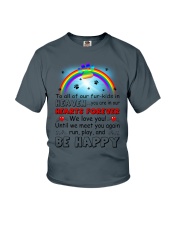 Run Play And Be Happy Youth T-Shirt thumbnail