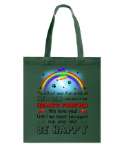 Run Play And Be Happy Tote Bag thumbnail