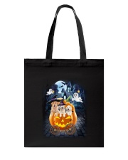 Golden Retriever in pumpkin carriage 0208 Tote Bag thumbnail