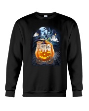 Golden Retriever in pumpkin carriage 0208 Crewneck Sweatshirt thumbnail