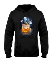 Golden Retriever in pumpkin carriage 0208 Hooded Sweatshirt thumbnail