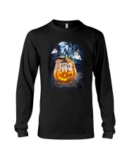 Golden Retriever in pumpkin carriage 0208 Long Sleeve Tee thumbnail