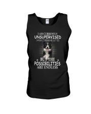 Border Collie Unsupervised 1503 Unisex Tank thumbnail