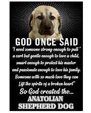 Anatolian Shepherd Dog God Once Said Poster 2901 11x17 Poster front