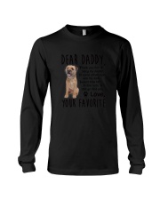 Border Terrier Daddy Favorite 2105 Long Sleeve Tee thumbnail