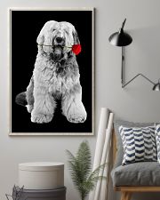 Old English Sheepdog Rose Poster 3001 11x17 Poster lifestyle-poster-1