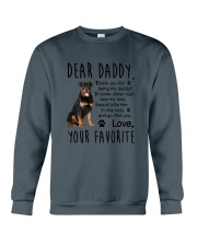 Rottweiler Dear Daddy 1801 Crewneck Sweatshirt thumbnail