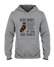 Rottweiler Dear Daddy 1801 Hooded Sweatshirt thumbnail