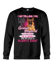German Shepherd Baby Crewneck Sweatshirt front