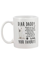 Japanese Spitz Dear Daddy Mug 1801 Mug back