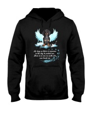 Dachshund angel 1610 Hooded Sweatshirt front