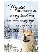 Akita My Mind Poster 0701 11x17 Poster front