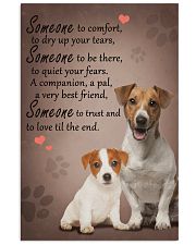 Jack-Russell-Terrier someone to comfort 11x17 Poster front