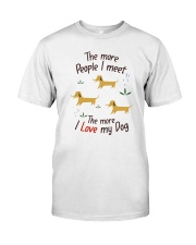 The More I Love My Dog Classic T-Shirt thumbnail