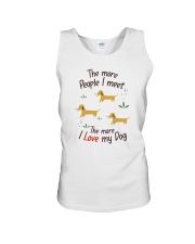 The More I Love My Dog Unisex Tank thumbnail