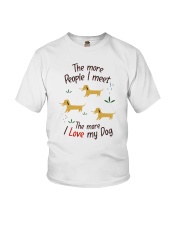 The More I Love My Dog Youth T-Shirt thumbnail