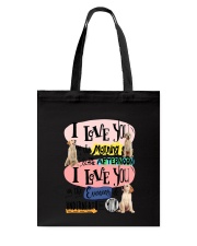Labrador Retriever I love you in the morning Tote Bag thumbnail