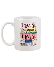 Labrador Retriever I love you in the morning Mug back