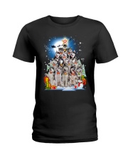 Siberian Husky Pine 0210 Ladies T-Shirt thumbnail