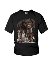 German Shorthaired Pointer Awesome Family 0701 Youth T-Shirt thumbnail