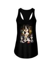 Border Collie Smile Ladies Flowy Tank thumbnail