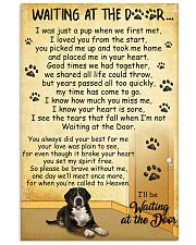 Greater Swiss Mountain Dog Waiting at The Door 11x17 Poster front