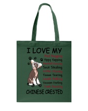 Chinese Crested Bed Hogging 3001 Tote Bag thumbnail