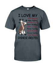 Chinese Crested Bed Hogging 3001 Classic T-Shirt thumbnail