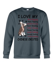 Chinese Crested Bed Hogging 3001 Crewneck Sweatshirt thumbnail
