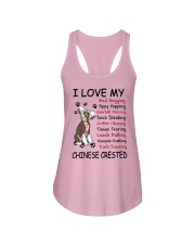 Chinese Crested Bed Hogging 3001 Ladies Flowy Tank thumbnail