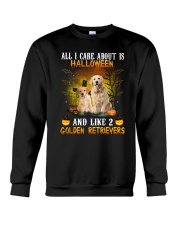 Golden Retriever Halloween Crewneck Sweatshirt thumbnail