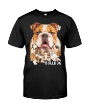 Bulldog Awesome Classic T-Shirt front