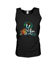 Dachshund Sugar Halloween Unisex Tank thumbnail