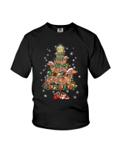 Dachshund and pine Youth T-Shirt thumbnail