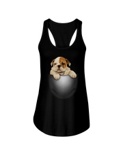 Bulldog Cute Ladies Flowy Tank thumbnail