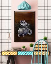 Chinchillas Always Believe 11x17 Poster lifestyle-poster-6