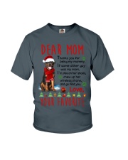 Rottweiler Mommy Christmas Youth T-Shirt thumbnail