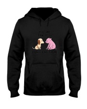 Dog Pig Dont Eat Them 1503 Hooded Sweatshirt thumbnail